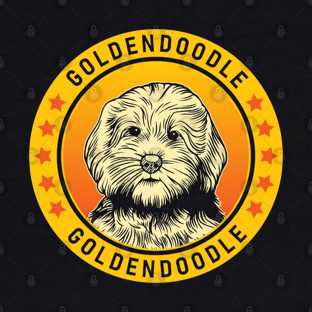 Goldendoodle Dog Portrait by millersye